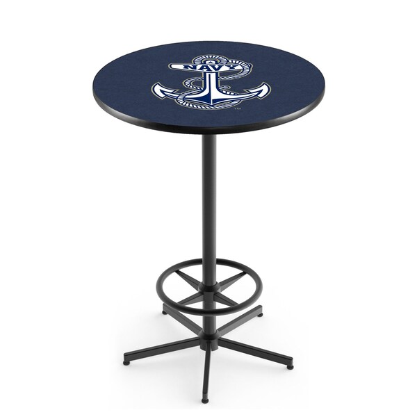 42" Black US Naval Academy NAVY Pub Table