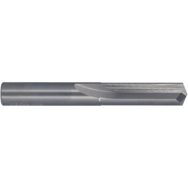 140 Degree Solid Carbide Straight Flute Drill Chicago-Latrobe 769 Bright Carbide RHC 13/64