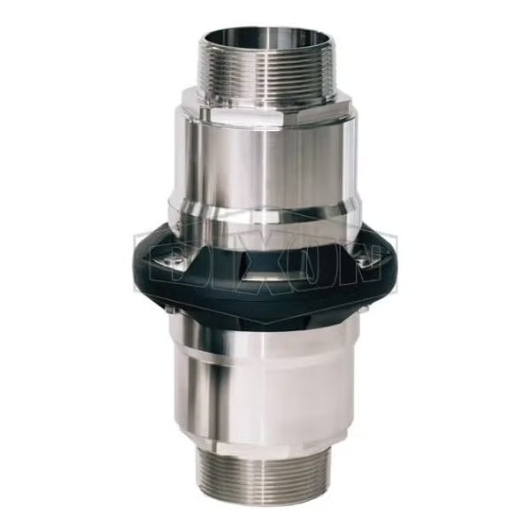 Mann-Tek by Safety Break-Away Coupling, 3 in Nominal, MNPT End Style, 316 SSss Steel