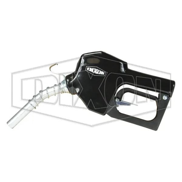 Gasoline Service Farm and Consumer Nozzle with Clip and Safety Valve, 18 GPM, 20 psi