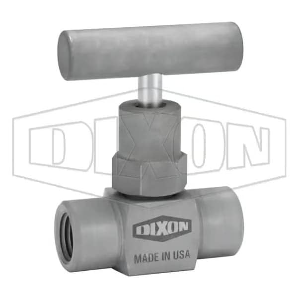 Mini Needle Valve, 1/4-18 Nominal, FNPT End Style, Steel Body