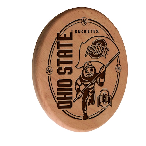 Ohio State University 13" Laser Engraved Solid Wood Sign