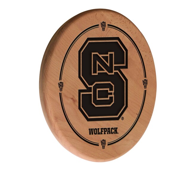 North Carolina State University 13" Laser Engraved Solid Wood Sign