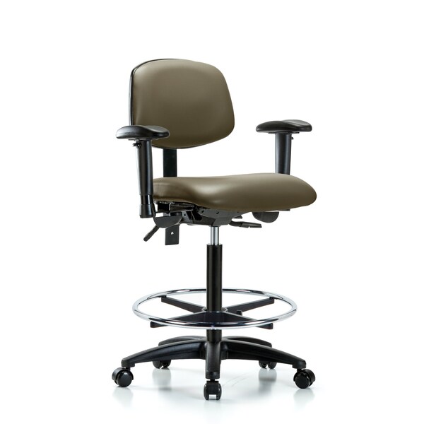 Vinyl Chair, Vinyl, Adjustable Arms