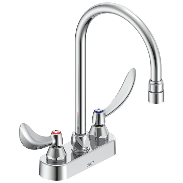 Commercial 27C4 / 27C5 / 27C6: Two Handle 4 In Deck-Mount Faucet