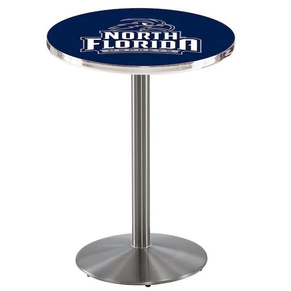 42" Stainless Steel North Florida Pub Table, 36" dia. Top
