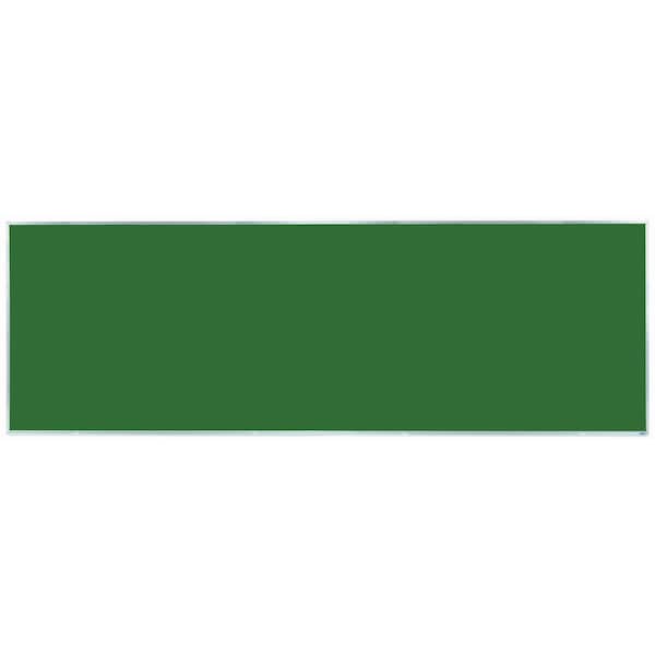 Porcelain on Steel Chalkboard Sating Anodize Aluminum Frame 48"x144" Green
