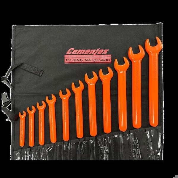 11Pc Open End Wrench Set
