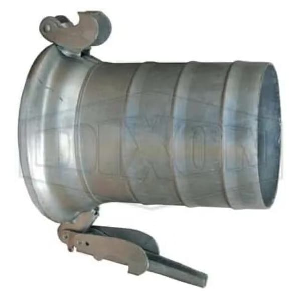 Type A Industrial Female Quick Connect Coupler, Coupling, 12 in, Quick Connect Coupler x Hose, Steel