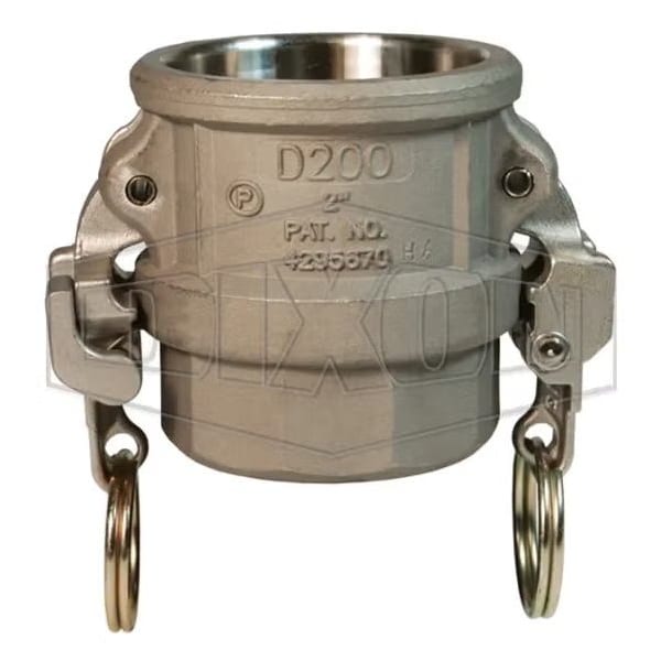 EZ Boss-Lock Type D Cam and Groove Coupler, 3 in Nominal, Female Coupler x FNPT End Style, Hastelloy