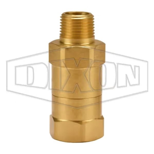 Safety Check Valve, 350 psi, 30 to 36 SCFM at 90 psi Flow Rate, Solid Brass Body