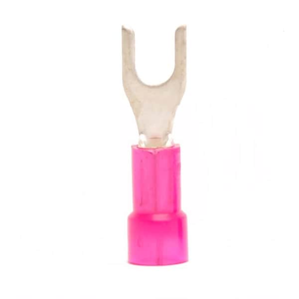 Fork Terminal, #6 Stud Size, 18 AWG, 600 V, Nylon Insulated, 1000 PK