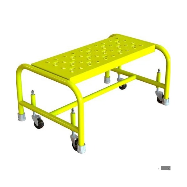 Step1 Mobile Steel Step Stool, W/24"Wx10