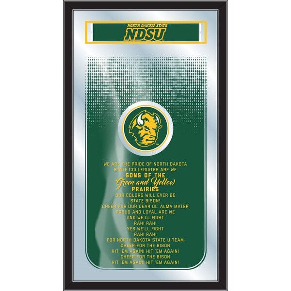 North Dakota State 26" x 15" Fight Song Mirror