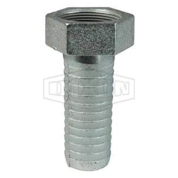Long Shank Coupling, 2 in Nominal, Female NPSM x Hose End Style, 5-7/16 in L, Domestic