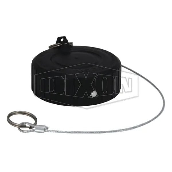 Mann-Tek by  Mann Tek Dry Disconnect Dust Cap, 3 in, Polyethylene, Domestic