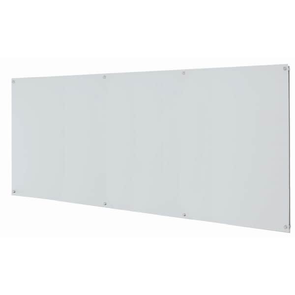 ClearVision Elegant Stand-Off Mounting Glass Markerboards 6mm Non-Mag 48"x96"