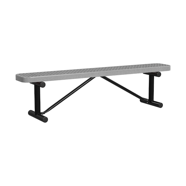 Portable, Bench w/o Back, 6ft., Granite