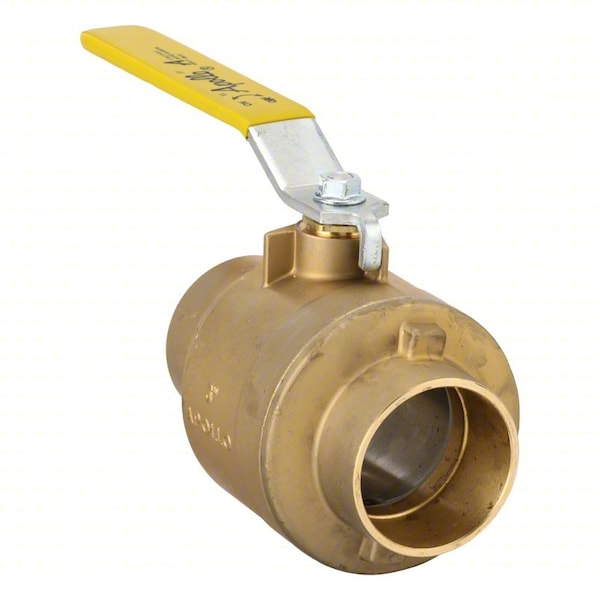Manual 2-Way Ball Valve, Sweat, Brass