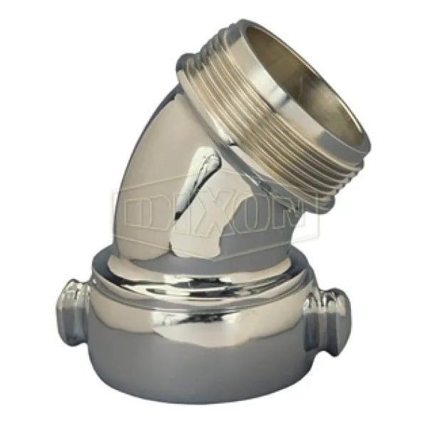 Angle and Suction Elbow, 2-1/2 in Nominal, Female NH NST x Male NH NST End Style, Brass, Domestic