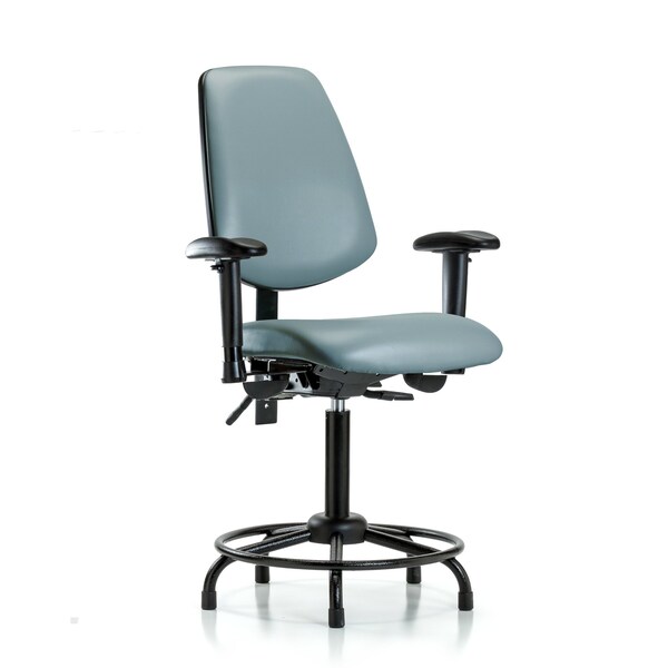 Vinyl Chair, Vinyl, Adjustable Arms