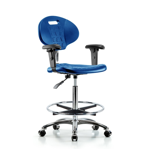 Clean Room Chair, Adjustable Arms
