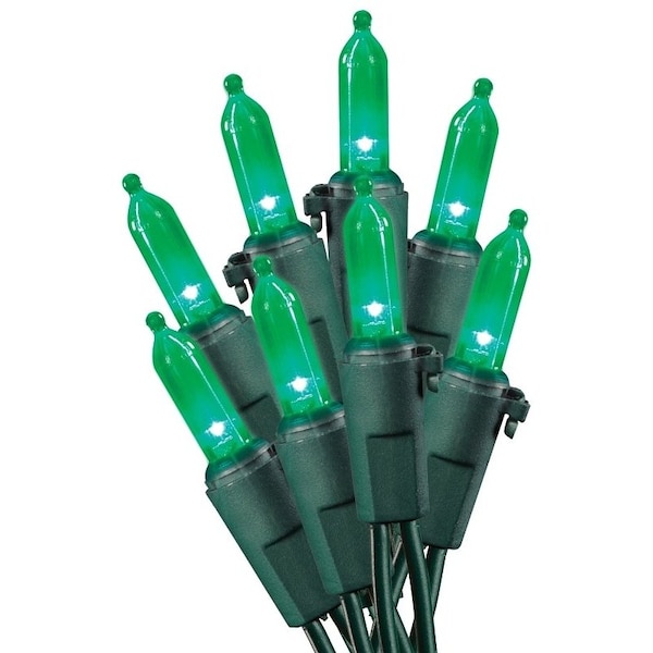 W11L1260 Light Set, Christmas, 120 V, 96 W, LED Lamp, Green Lamp, 25,000 hr Average Life