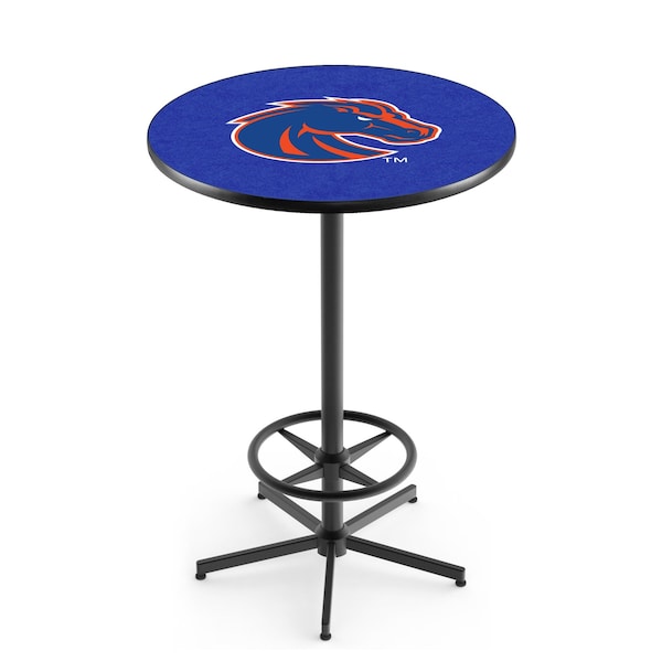 42" Black Boise State Pub Table