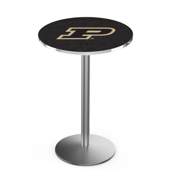 42" Stainless Steel Purdue Pub Table, 36" dia. Top