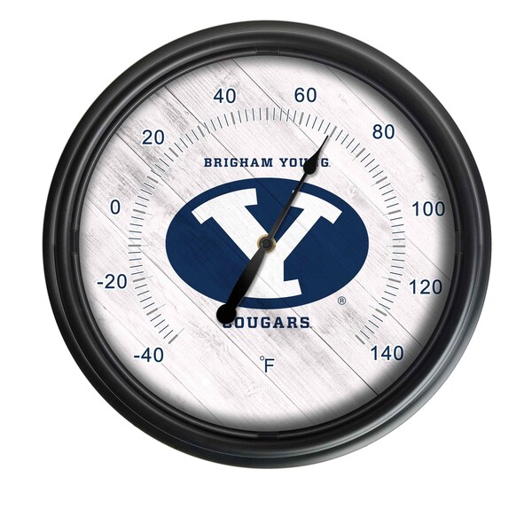 Brigham Young University Indoor/Outdoor LED Thermometer