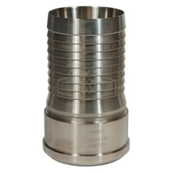 Internal Expansion Sanitary Stem, 4 in Nominal, Female Beveled Seat End Style, 304 SS, Domestic