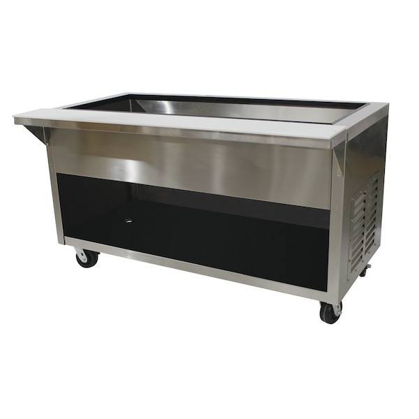 Heavy Duty Ice Cooled Serving Counter 47-1/8 in.W x 36-1/4 in.D x 35 in.H accommodates