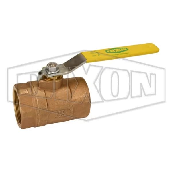 BBV Ball Valve, 2 in Nominal, FNPT End Style, Bronze Body, Multi-Fill RPTFE/MTFE Stem Packing Softgo