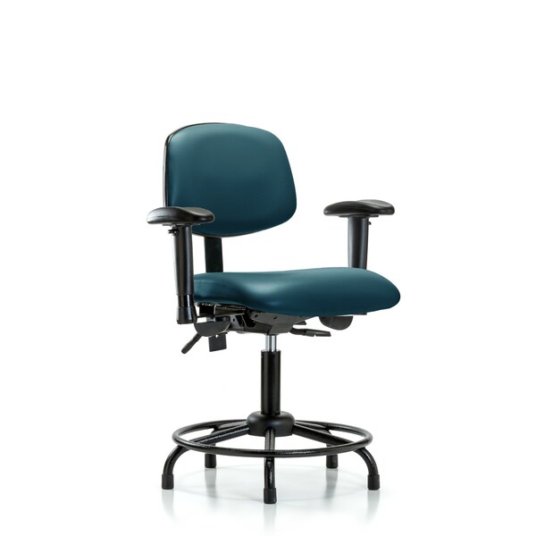 Vinyl Chair, Vinyl, Adjustable Arms