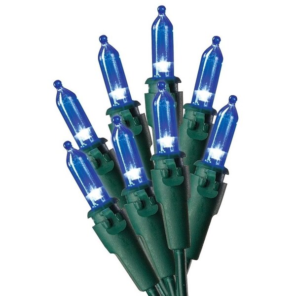 W11L1259 Light Set, Christmas, 120 V, 96 W, LED Lamp, Blue Lamp, 25,000 hr Average Life