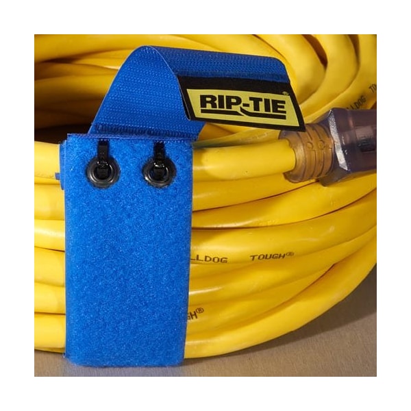Cable Tie Strap, 12 in L, 2-1/2 in Max Bundle Dia., Yellow, Nylon Tie, 50 lb Strength, 50 PK