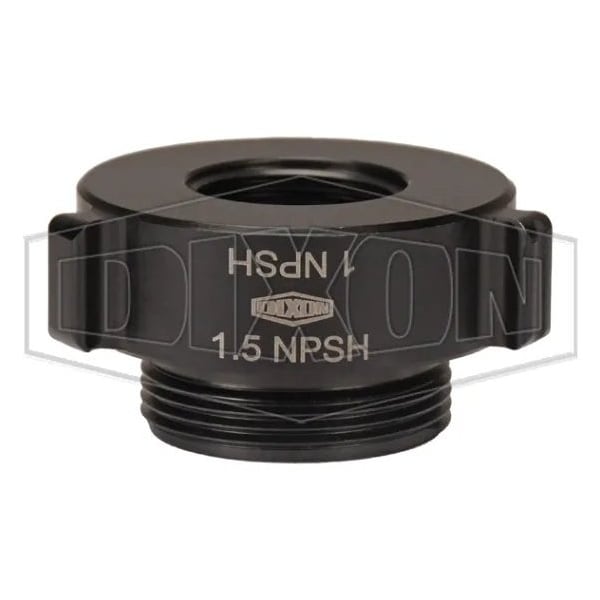 Style N37 Rocker Lug Hydrant Adapter, 1 x 1-1/2 in, FNPSH x MNPSH, Aluminum, Hardcoat Anodized