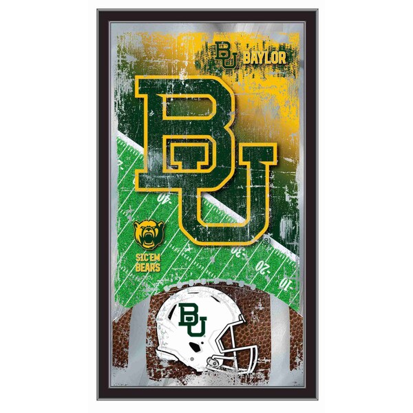 Baylor 15" x 26" Football Mirror