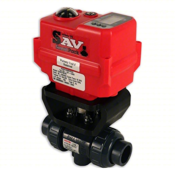 Electrically Actuated Two-Way Ball Valve