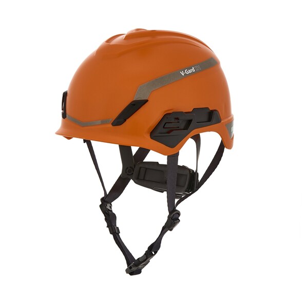 V-Gard H1 Safety Helmet, Novent, Fas-Trac III Pivot, ANSI, EN397, Type I, Class E, Orange