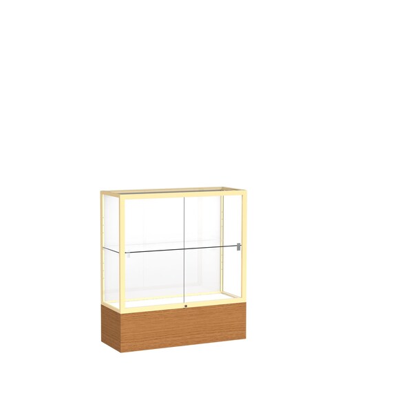 Counter Display Case 36x40x14, White, Champange