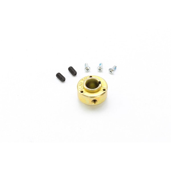 Hex Round Hub, 2 - Setscrw, 3/4" Bore