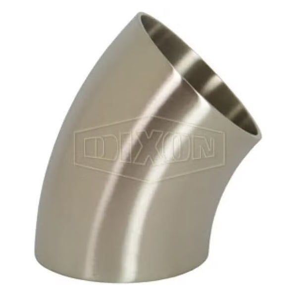 Weld Elbow, Series: B2WK, Fitting/Connector Type: 45 deg Elbow, 2-1/2 in Nominal Size, 0.065 in Thic