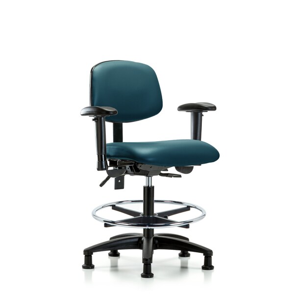 Vinyl Chair, Vinyl, Adjustable Arms