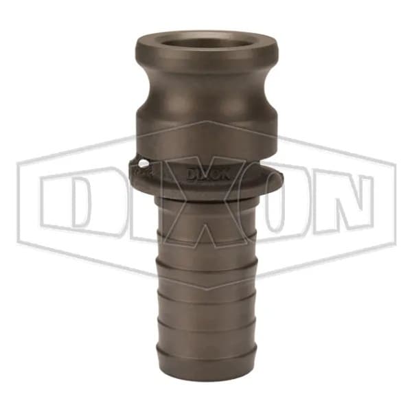 Boss-Lock Type E Cam and Groove Adapter, 2 in, Male Adapter x Hose Shank, Aluminum