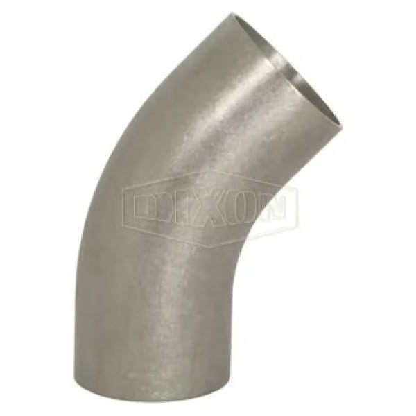 Weld Elbow, Long, Series: B2KS, Fitting/Connector Type: 45 deg Elbow, 3 in Nominal Size, 0.065 in Th