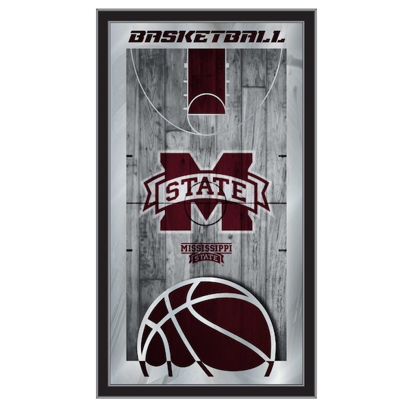 Mississippi State 15" x 26" Basketball Mirror