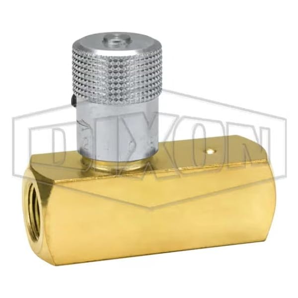F Series Meter-In Flow Control Valve, 500 psi, Brass Body