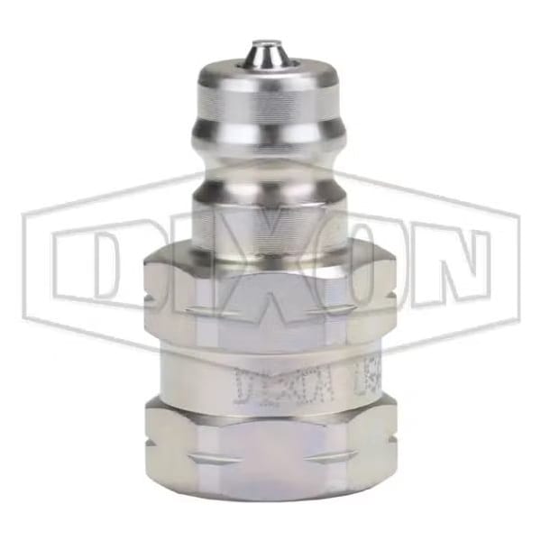 DQC K Interchange Female Plug, 1/4-19 Nominal, Female BSPP, Steel