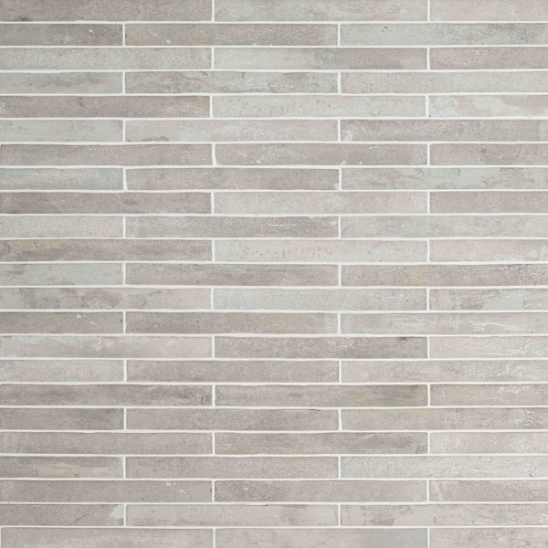 Capella Ivory 2 in X 18 in Matte Porcelain Floor And Wall Tile, 32PK